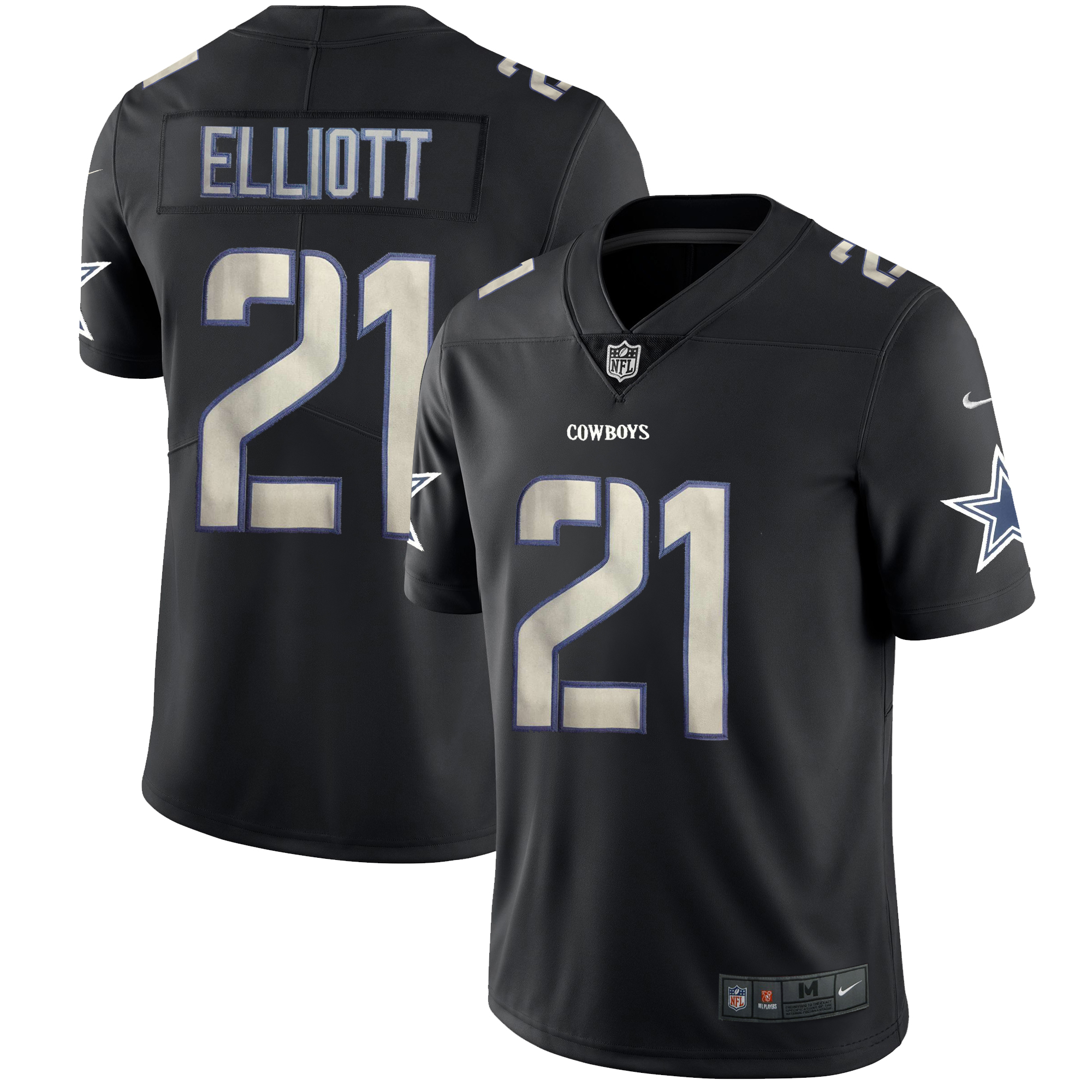 Men's Cowboys #21 Ezekiel Elliott 2018 Impact Limited Stitched NFL Jersey